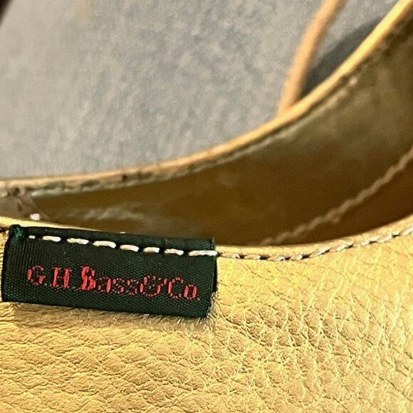 G.H. BASS Vintage Leather and Fabric Saddle Shoe Size 6.5 - Picture 7 of 8